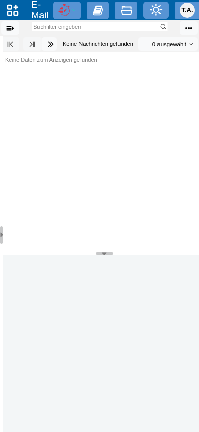 Abbildung: Posteingang mit geflaggten E-Mails
